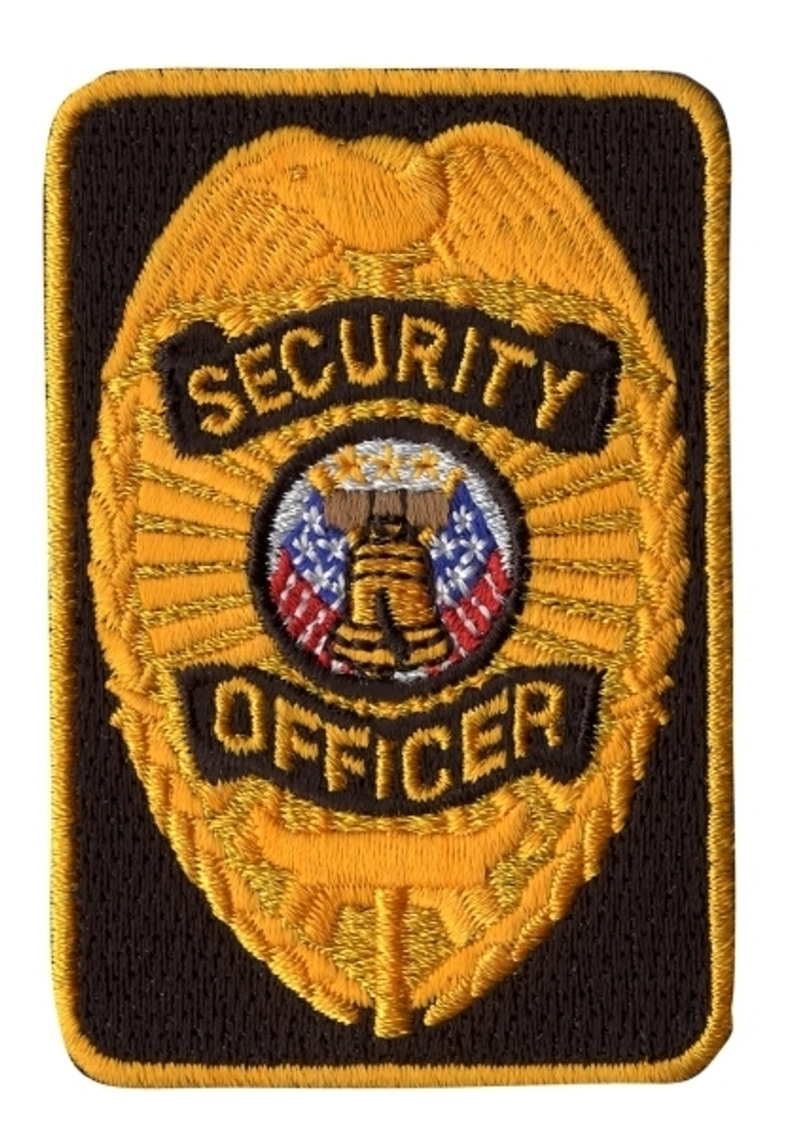Gold Security Officer Patch